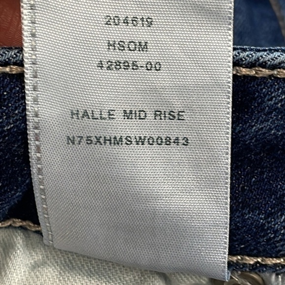 True Religion Halle Mid Rise Super Skinny Jeans Medium Dark Wash Sz 28 - Picture 12 of 12